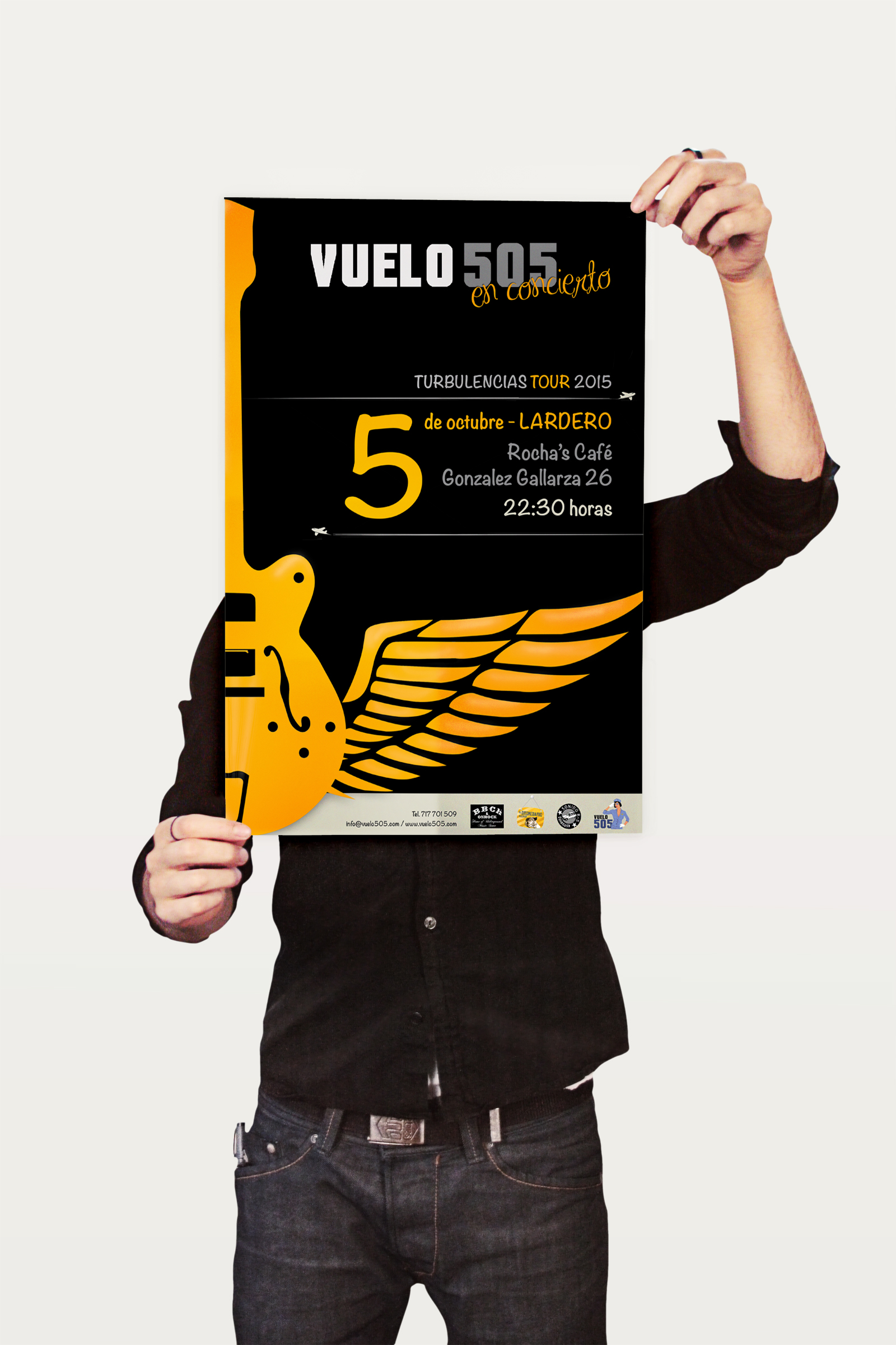 poster vuelo 505